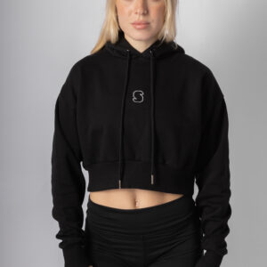 Moletom Cropped "S" bordado