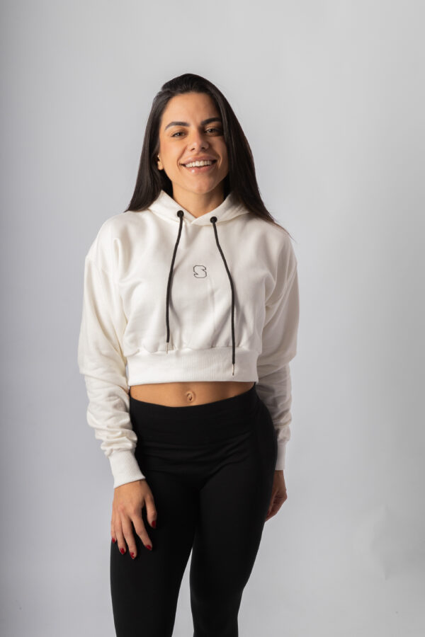 Moletom Cropped "S" bordado - Image 3