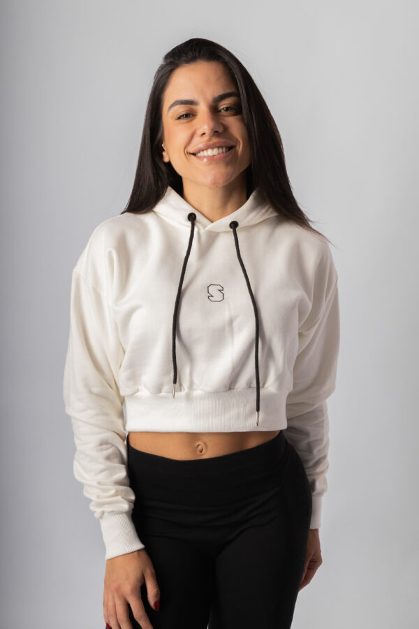 Moletom Cropped "S" bordado - Image 2